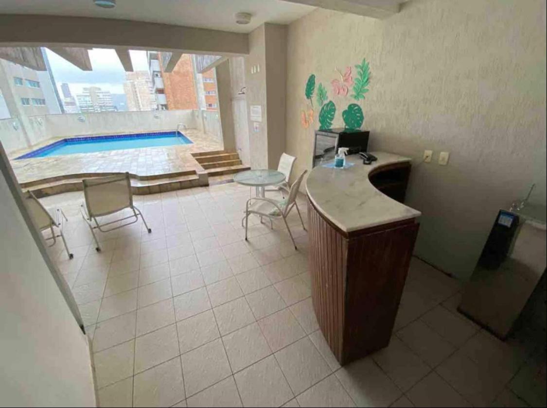 Flat Em Santos No Gonzaga A Tres Quadras Da Praia Екстериор снимка