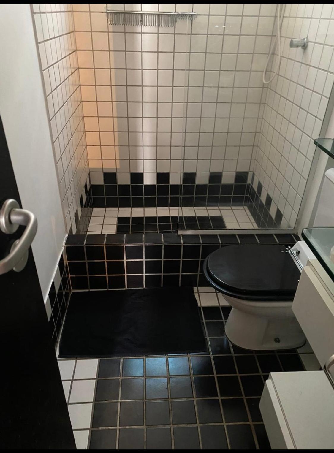 Flat Em Santos No Gonzaga A Tres Quadras Da Praia Екстериор снимка